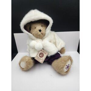 Retired Boyds‎ Bears GWENITH CRYSTALFROST Purple Outfit & Snowflake Model 904450